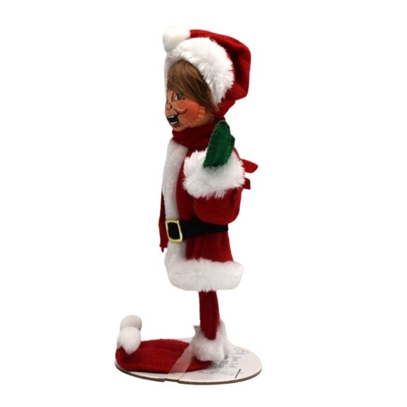 Annalee Very Merry Red Elf Doll Figurine Christmas 9 in 510620 - Picture 3 of 5